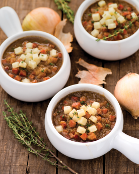 Soupe à l’oignon à la bière