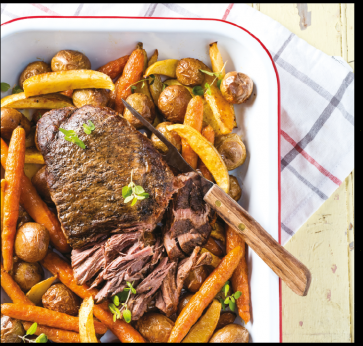Rôti de boeuf à la mijoteuse