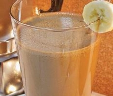 Café glacé à la banane