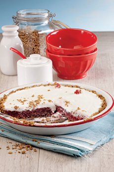 Tarte santé à la framboise