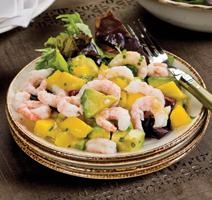 Salade de crevettes à la mangue et avocat