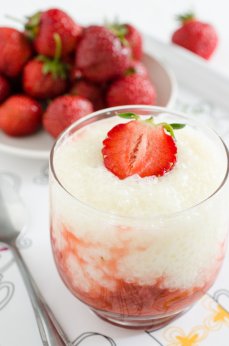 Tapioca aux fraises