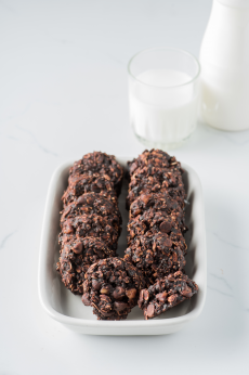 Biscuits chocolat, banane et chia