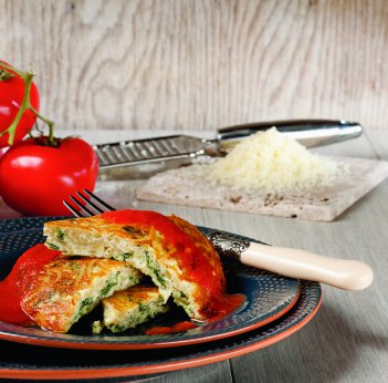 Frittata aux épinards et fromage