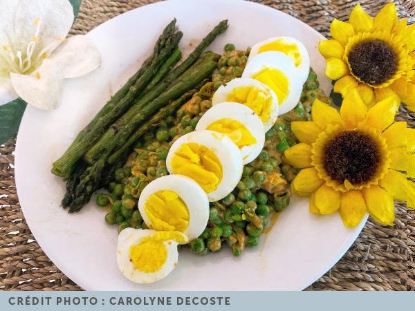 Salade œufs et asperges