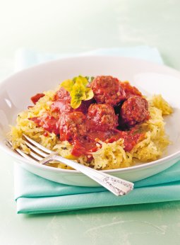 Spaghetti de courge aux boulettes de viande