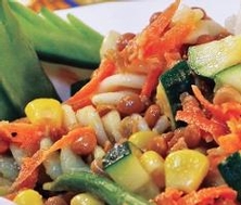 Salade estivale de lentilles