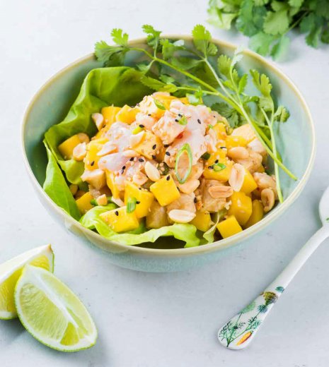 Ceviche au poisson blanc et à la mangue