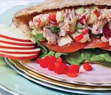 Pita au thon et aux pommes