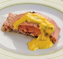 Saumon froid sauce à l’estragon frais