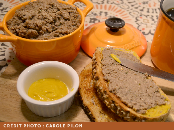 Cretons aux champignons