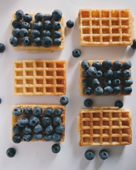 Gaufres aux bleuets