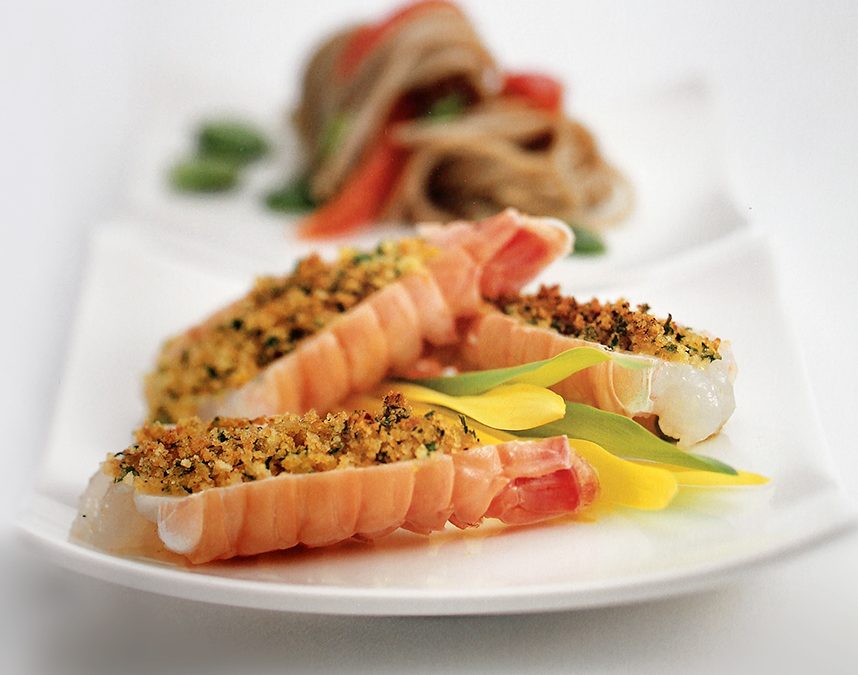 Langoustines grillées à l’ail