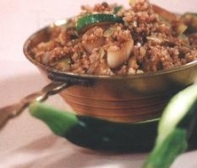 Millet au basilic