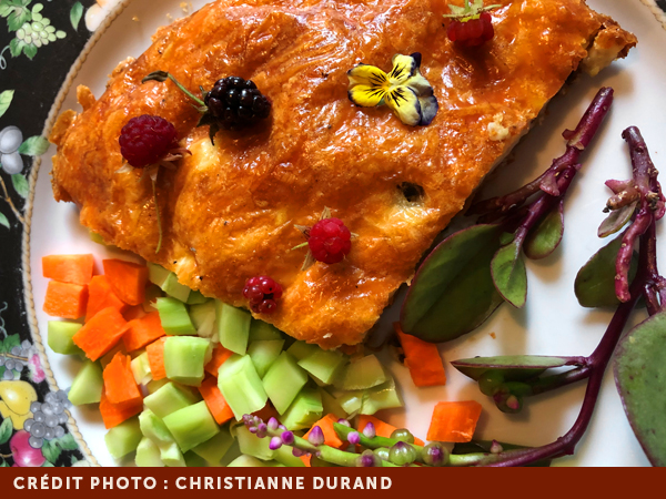 Tarte aux champignons