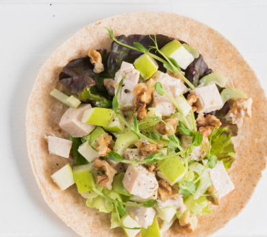 Wrap à la salade de poulet