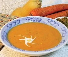 Potage Crécy à la citrouille