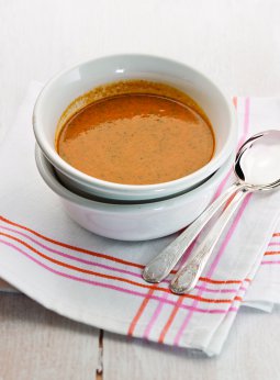 Potage au tofu et aux épinards