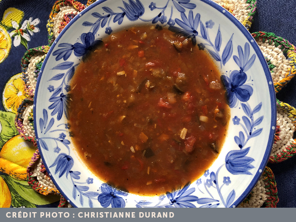 Potage à l’aubergine