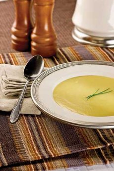 Potage poires et poireaux