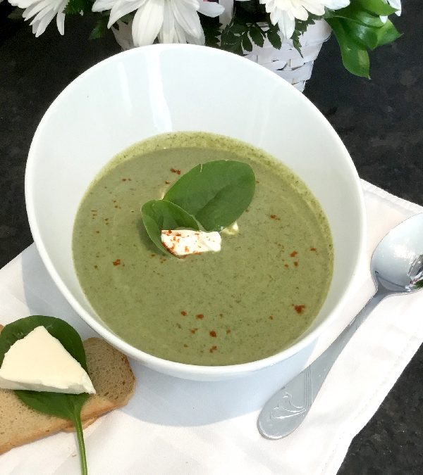 Soupe aux épinards
