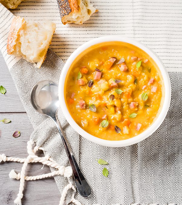 Soupe aux pois express