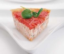 Tarte à la ricotta et fondue de tomates