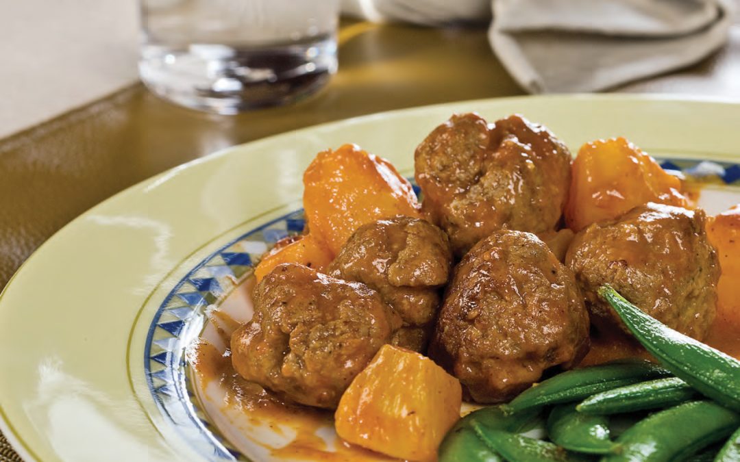 Boulettes de viande en sauce polynésienne