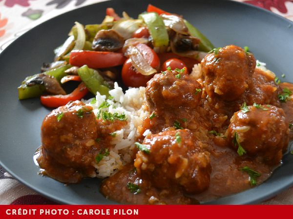 Boulettes à la tomate