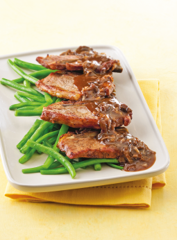 Côtelettes de veau aux pruneaux