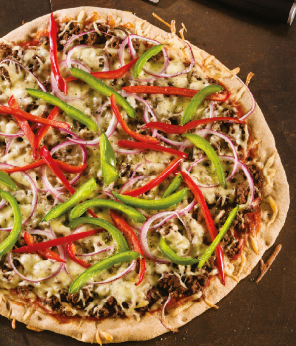 Pizza au bœuf