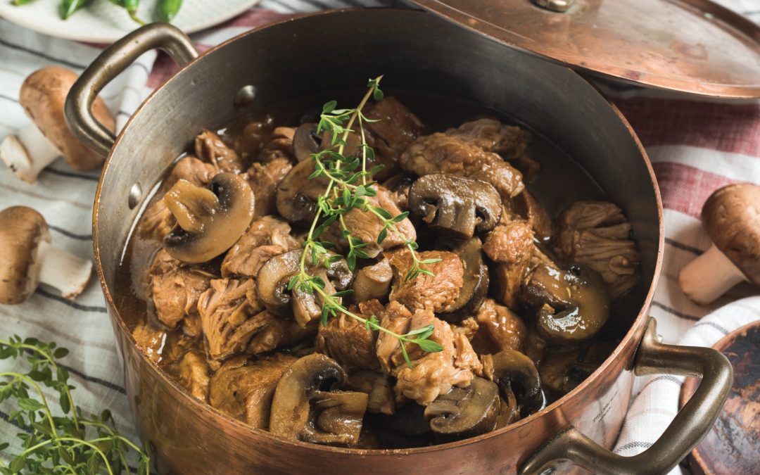 Veau à la mijoteuse extra champignons