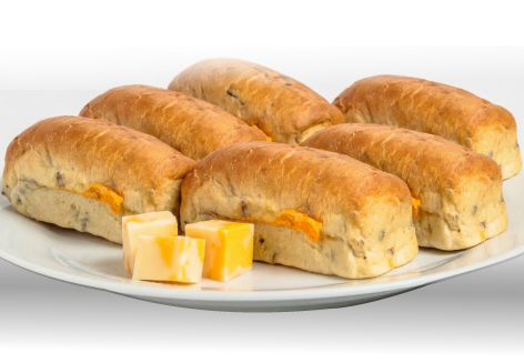 ”Ptits”pains protéinés cheddar et graines de tournesol (Pqt 6)