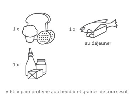 ”Pti”pain protéiné cheddar et graines de tournesol – Image 3