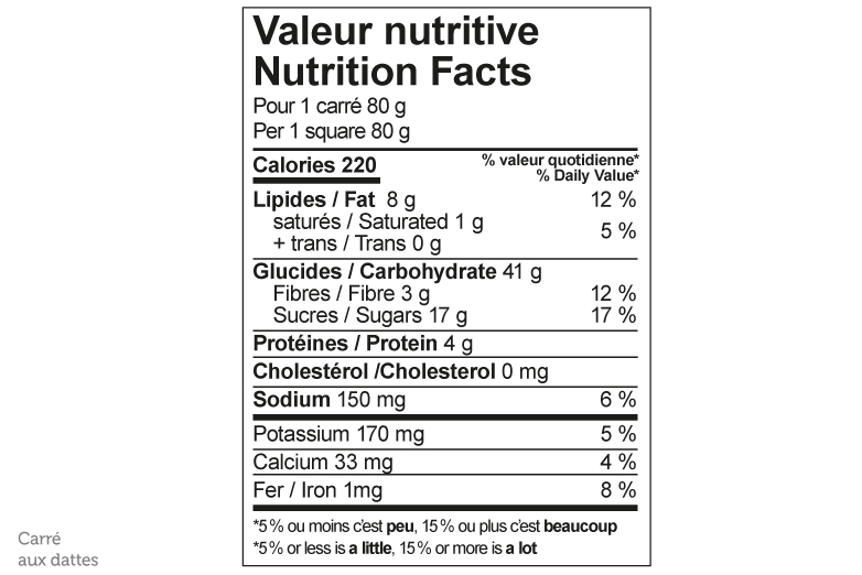 Carré aux dattes – Image 3