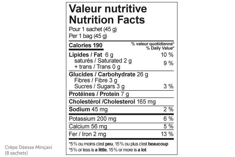 Crêpe Déesse Minçavi (8 sachets) – Image 7