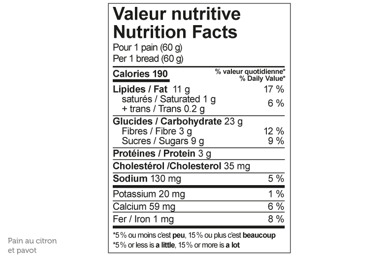 Pain au citron et pavot – Image 3