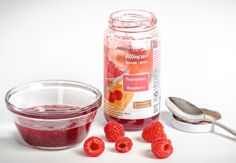 Confiture aux framboises