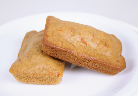 Pains aux carottes et ananas