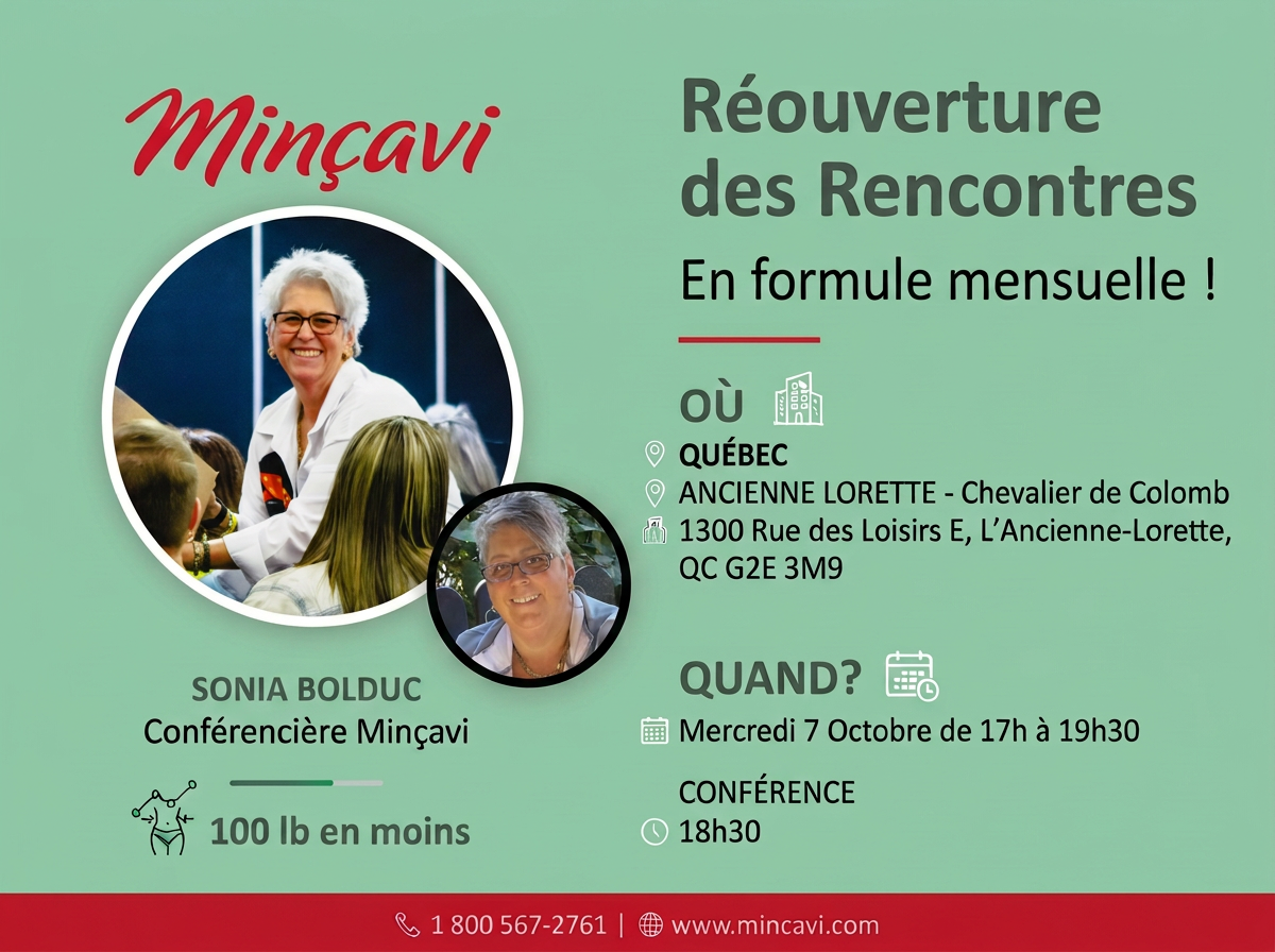 Rencontre Minçavi de Québec - Paticipation du 7 Octobre 2026 – Image 2